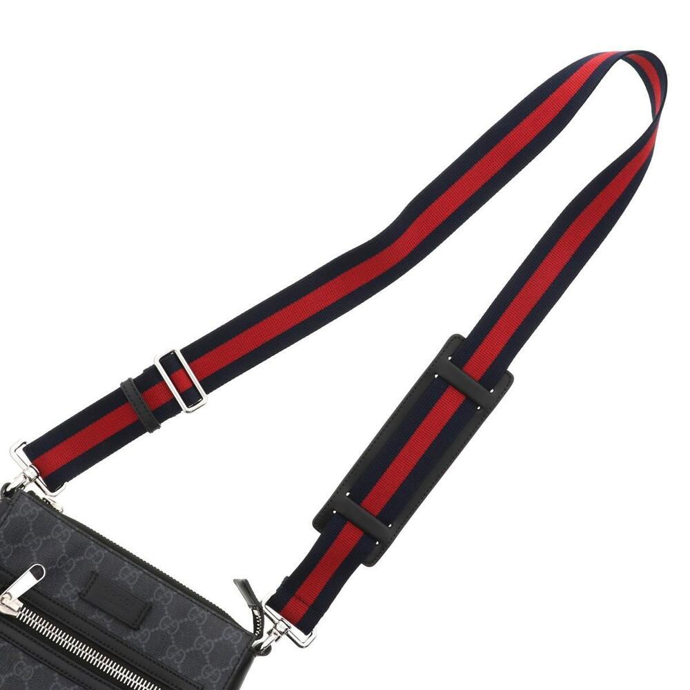 GUCCI GG Supreme Shoulder Bag Messenger Black AB - Picture 5 of 6